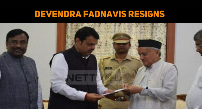 Devendra Fadnavis resigns from CM post